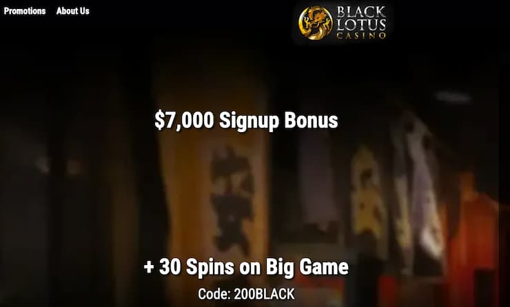 An image of Black Lotus, one of the top real money bingo sites.